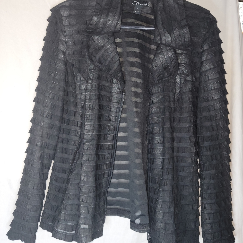 clara&....black size L blouse
good condition - Picture 1 of 8